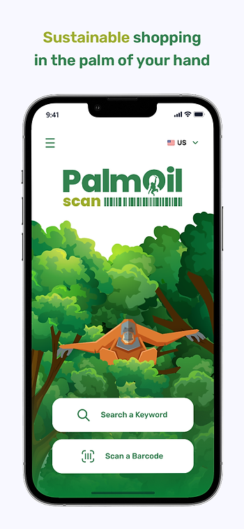 Palm Oil Scan App - Sustainable shopping in the palm of your hand.